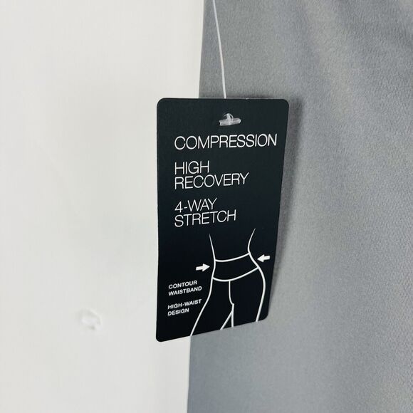 New INC International Concepts Womans 1X Set of 3 Compression Leggings Grey NWT - Picture 7 of 13